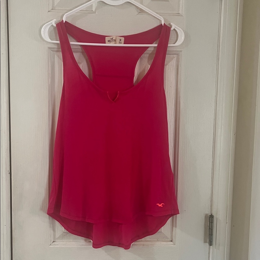 NWT Hollister Deep Burgundy Ruffle Top